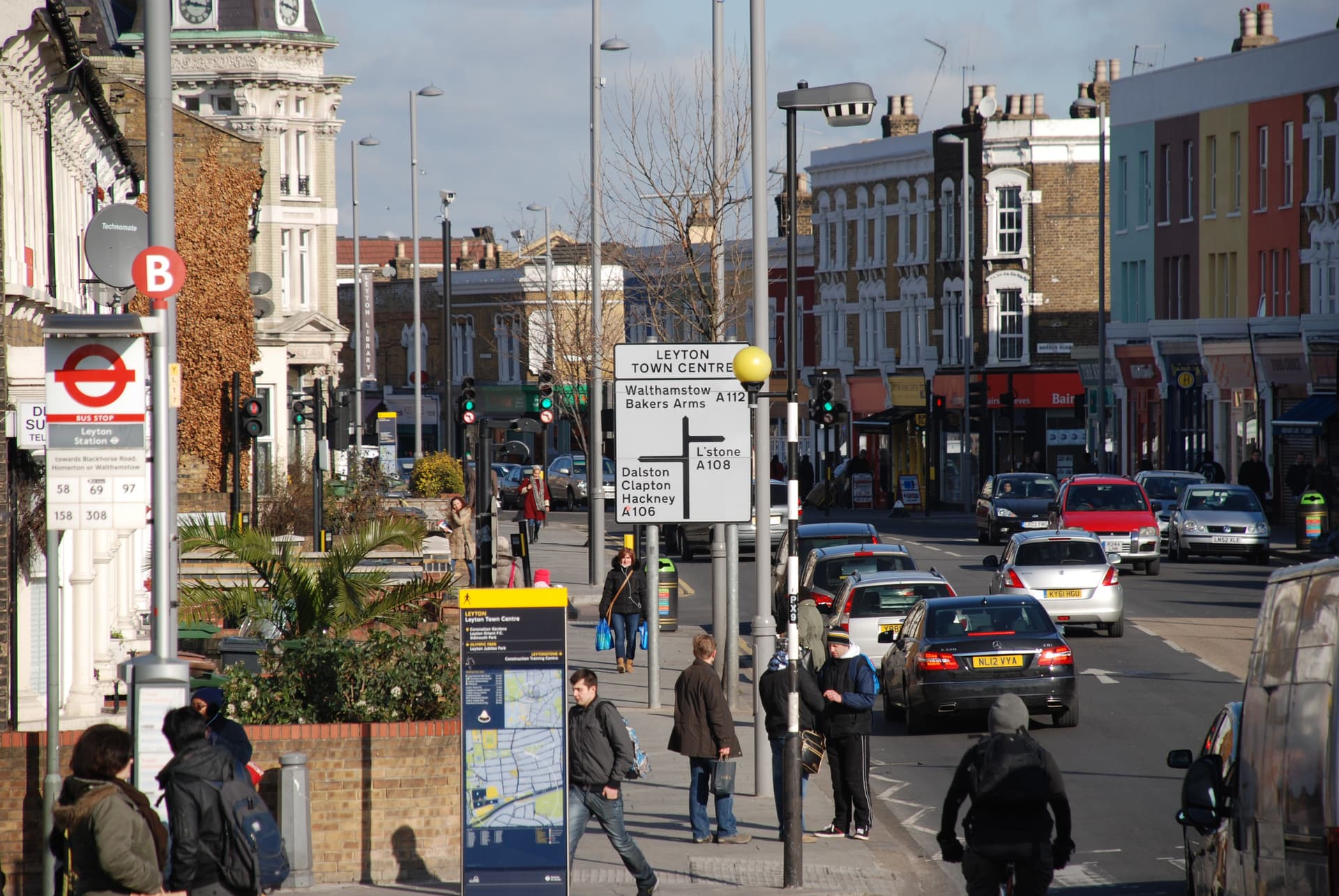 Leyton taxi passenger travelling with Bluebird Cars